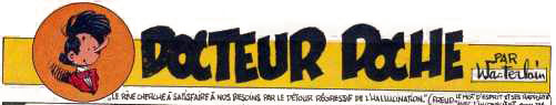 Docteur Poche dans le journal de Spirou
