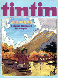 Couverture de Nouveau Tintin 147 en France et du numro 27/78 en Belgique

