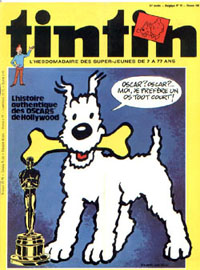 Couverture de Nouveau Tintin 186 en France et du numro 14/79 en Belgique
