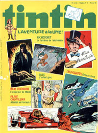 Couverture de Nouveau Tintin 188 en France et du numro 16/79 en Belgique
