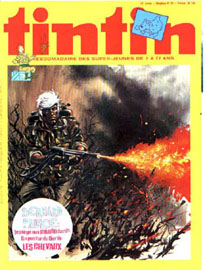 Couverture de Nouveau Tintin 194 en France et du numro 22/79 en Belgique
