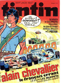 Couverture de Nouveau Tintin 241 en France et du numro 17/80 en Belgique
