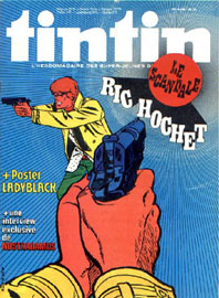 Couverture de Nouveau Tintin 247 en France et du numro 23/80 en Belgique
