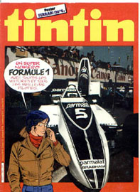 Couverture de Nouveau Tintin 348 en France et du numro 19/82 en Belgique
