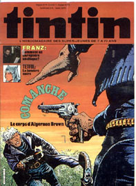 Couverture de Nouveau Tintin 351 en France et du numro 22/82 en Belgique
