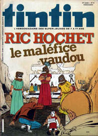 Couverture de Nouveau Tintin 360 en France et du numro 31/82 en Belgique
