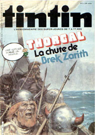 Couverture de Nouveau Tintin 386 en France et du numro 05/83 en Belgique
