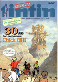 Couverture de Nouveau Tintin 399 en France et du numro 18/83 en Belgique

