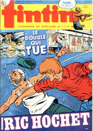 Couverture de Nouveau Tintin 439 en France et du numro 06/84 en Belgique
