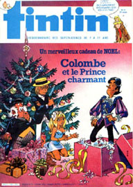 Couverture de Nouveau Tintin 485 en France et du numro 52/84 en Belgique
