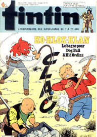 Couverture de Nouveau Tintin 513 en France et du numro 28/85 en Belgique
