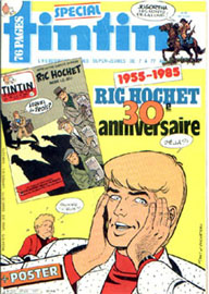 Couverture de Nouveau Tintin 528 en France et du numro 43/85 en Belgique
