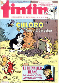 Couverture de Nouveau Tintin 530 en France et du numro 45/85 en Belgique
