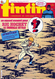Couverture de Nouveau Tintin 618 en France et du numro 29/87 en Belgique
