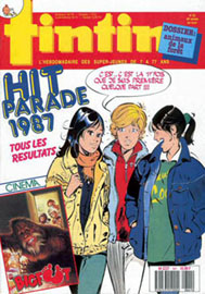 Couverture de Nouveau Tintin 641 en France et du numro 52/87 en Belgique
