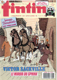 Couverture de Nouveau Tintin 648 en France et du numro 07/88 en Belgique
