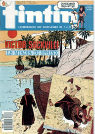 Couverture de Nouveau Tintin 655 en France et du numro 14/88 en Belgique
