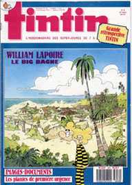 Couverture de Nouveau Tintin 659 en France et du numro 18/88 en Belgique
