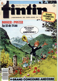 Couverture de Nouveau Tintin 661 en France et du numro 20/88 en Belgique
