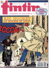 Couverture de Nouveau Tintin 663 en France et du numro 22/88 en Belgique
