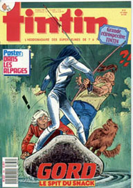 Couverture de Nouveau Tintin 664 en France et du numro 23/88 en Belgique
