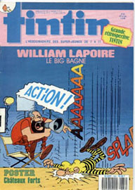 Couverture de Nouveau Tintin 666 en France et du numro 25/88 en Belgique
