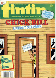 Couverture de Nouveau Tintin 671 en France et du numro 30/88 en Belgique
