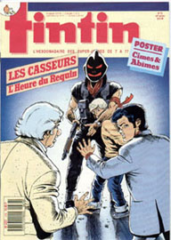 Couverture de Nouveau Tintin 676 en France et du numro 35/88 en Belgique
