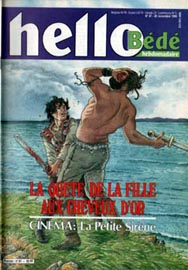 Couverture de Hello Bd 61 en France et du numro 47/90 en Belgique
