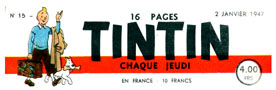 titre de couverture en Belgique jusqu'au numro 4 et en France jusqu'au numro 229