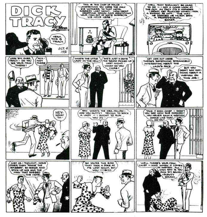 Premire planche de Dick Tracy