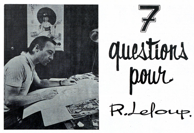 7 questions pour Roger Leloup