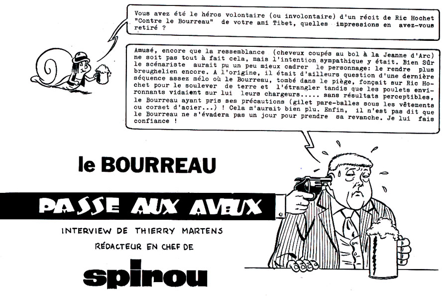 Le bourreau passe aux aveux