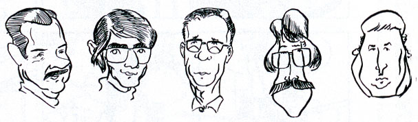 Caricatures de Pouget