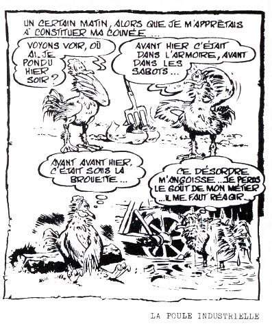 La poule industrielle