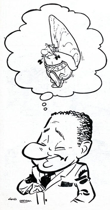 Goscinny par Uderzo