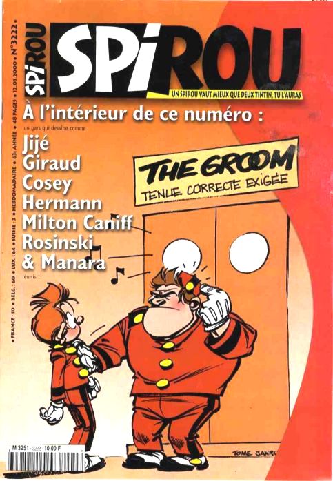 Couverture de Spirou 3222