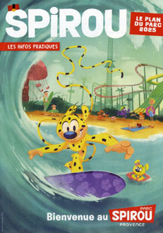 Couverture du numero Spécial parc Spirou Provence 2025 Couverture du numero Spécial parc Spirou Provence 2025