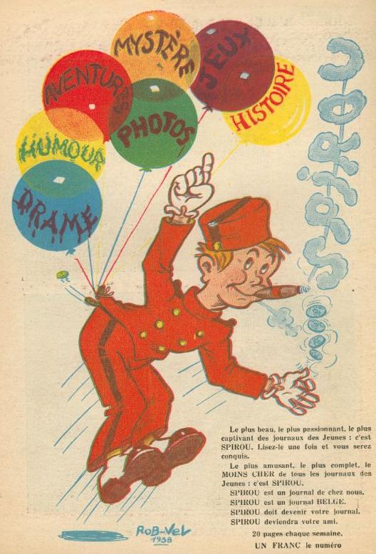 Publicité de Robvel en 1938