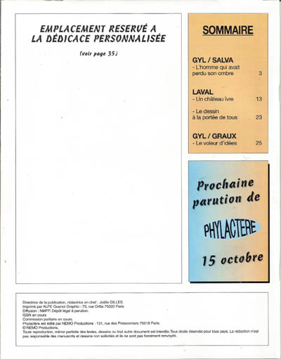 Emplacement d�dicace