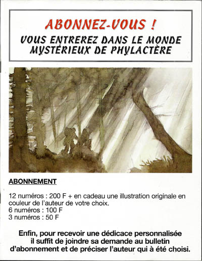 page abonnement