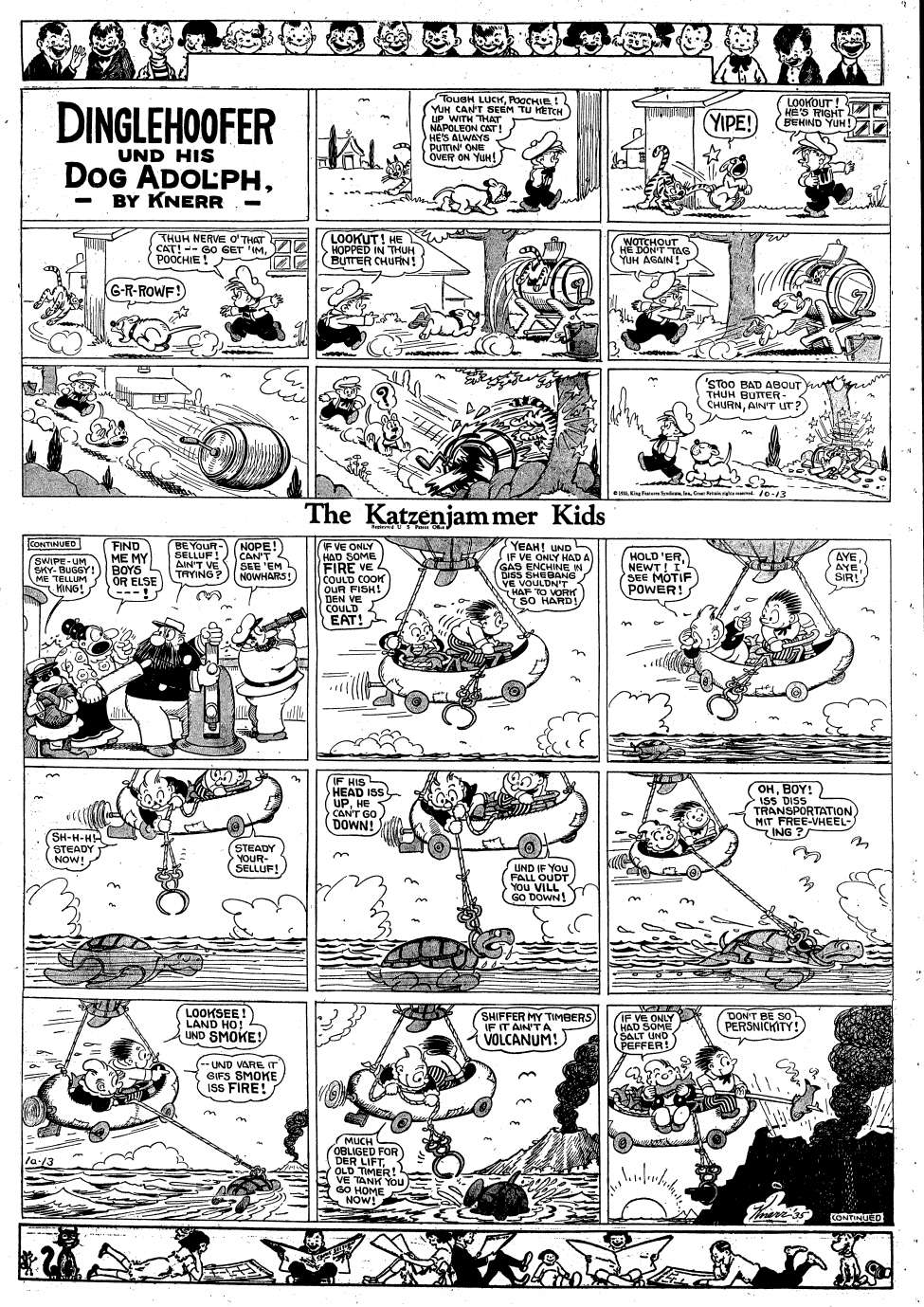 VO de la planche du 13/10/1935