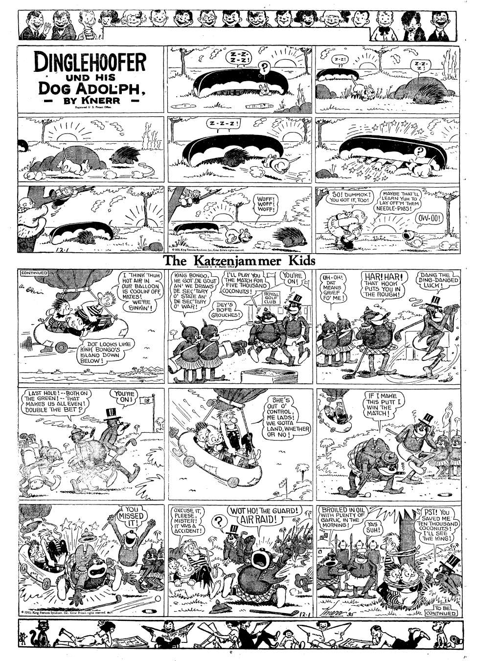 VO de la planche du 01/12/1935