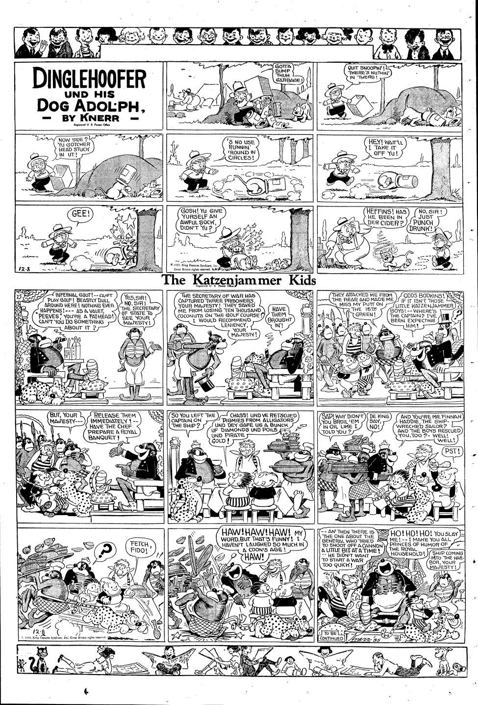 VO de la planche du 08/12/1935