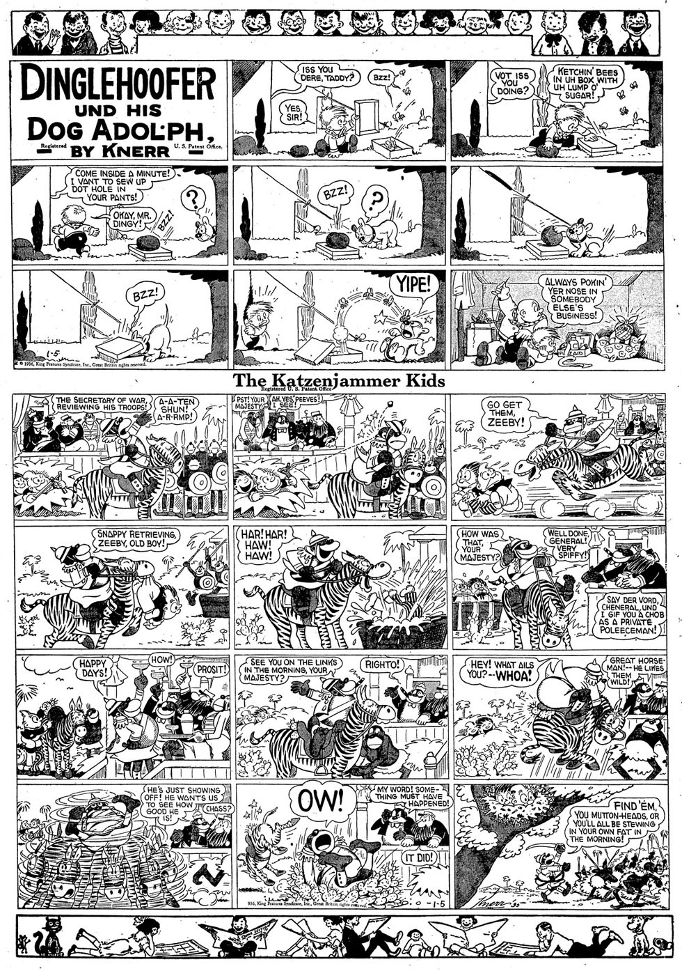 VO de la planche du 05/01/1936