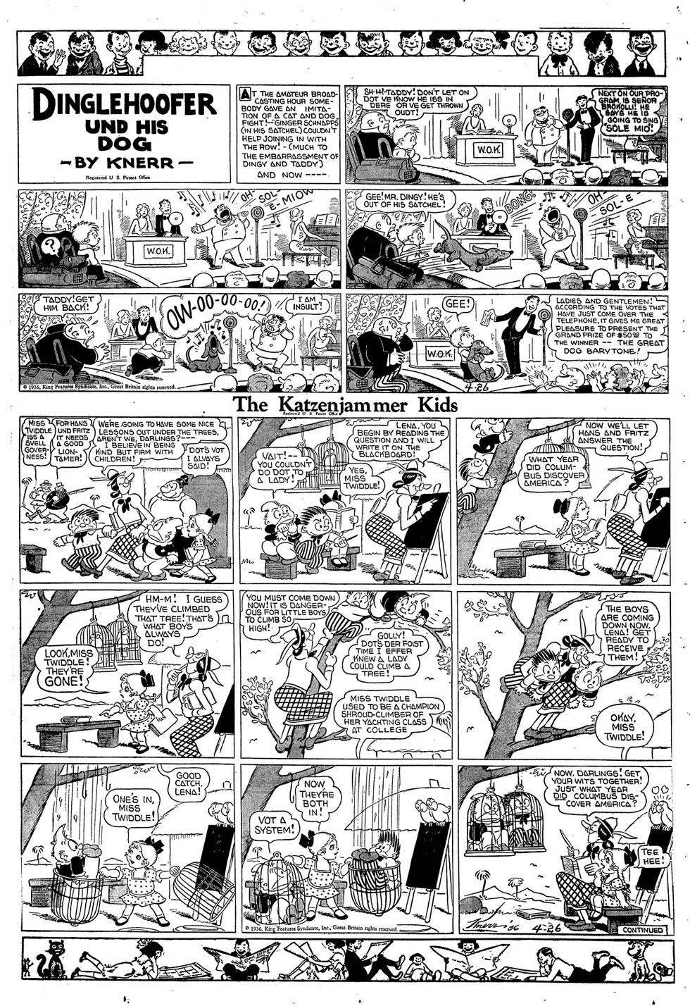 VO de la planche du 26/04/1936