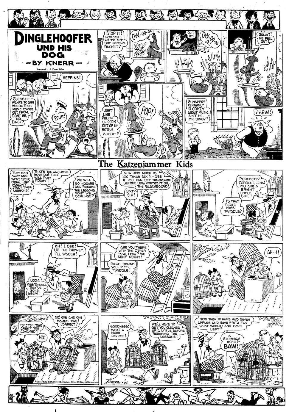 VO de la planche du 10/05/1936