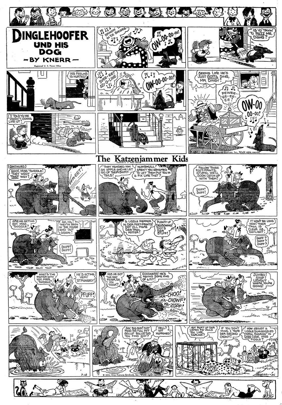 VO de la planche du 12/07/1936