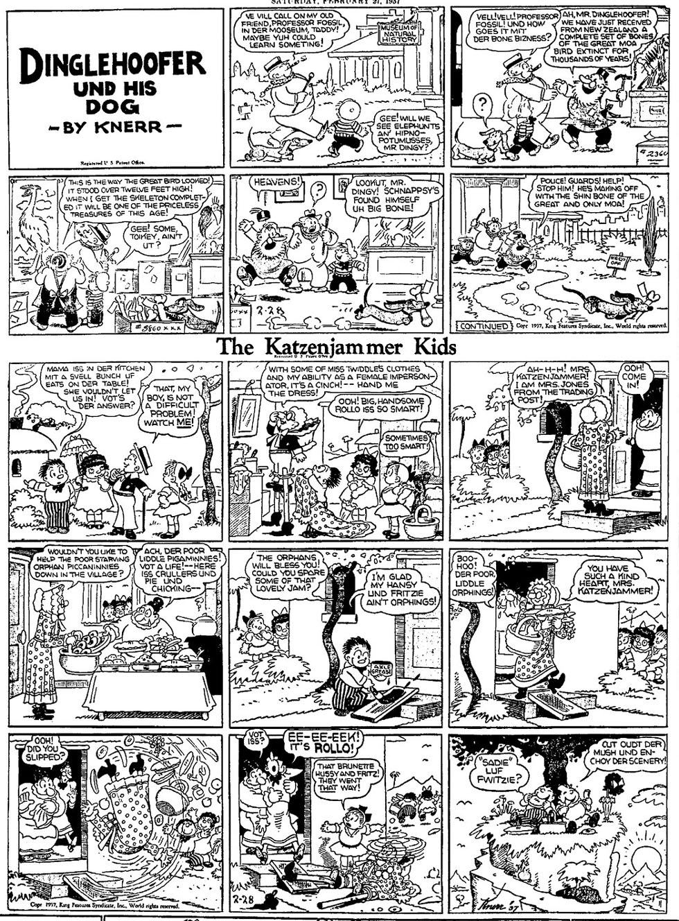 VO de la planche du 28/02/1937