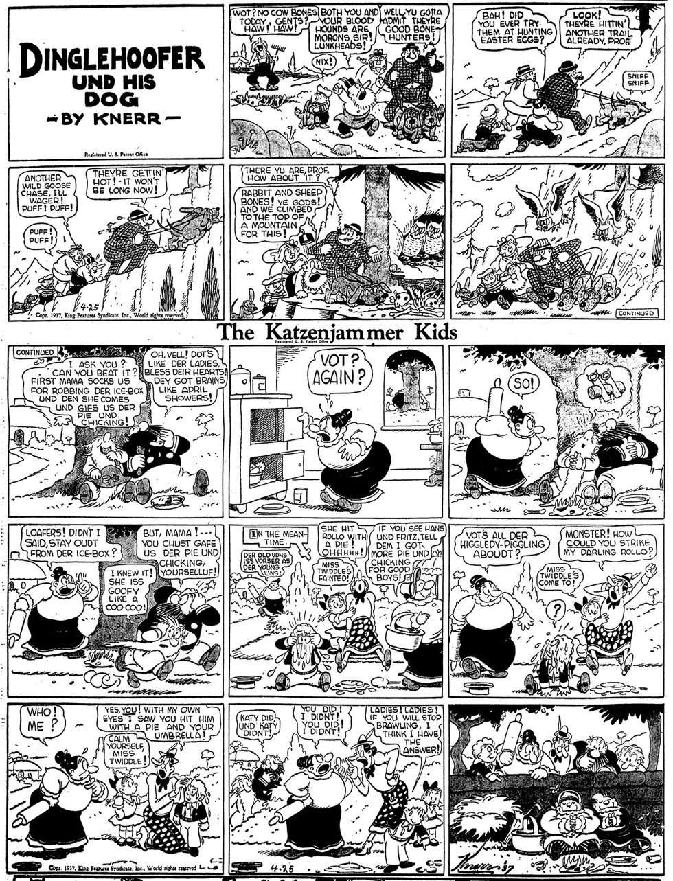 VO de la planche du 25/04/1937